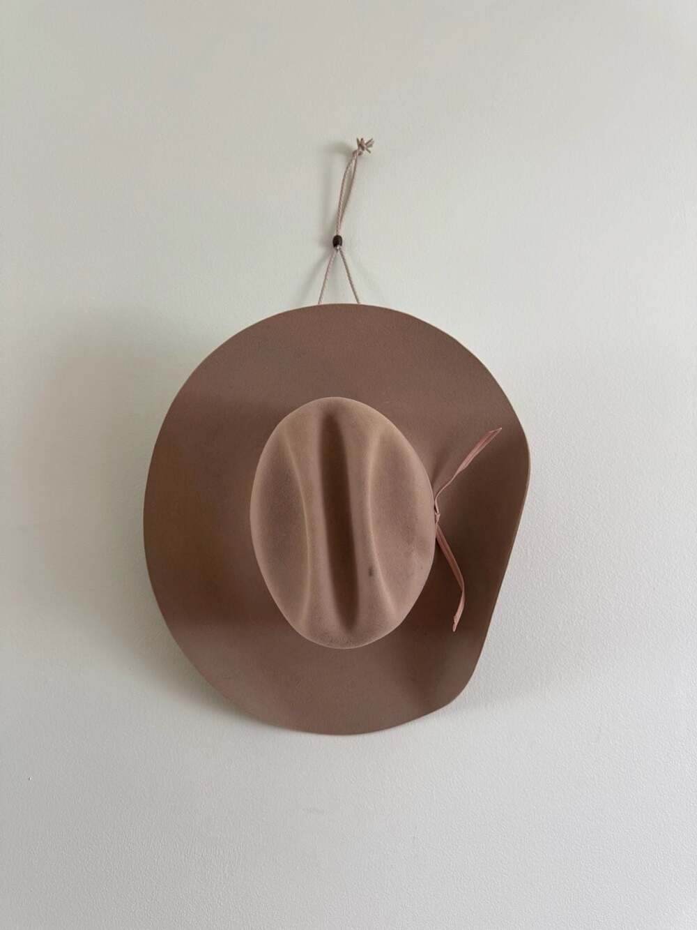 Stetson 5X Authentic X's Beige Wool Felt Cowboy Hat Size 7